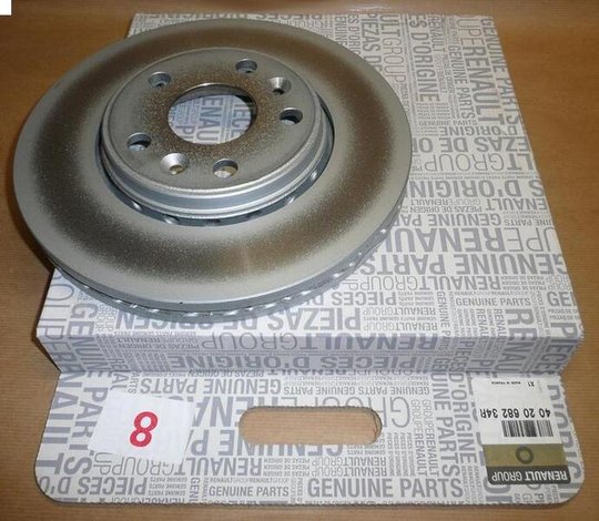 Тормозной диск (передний) с 2008г 402068234R фото